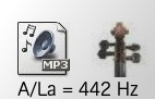 Tuning reference tones 442 Hz set MP3